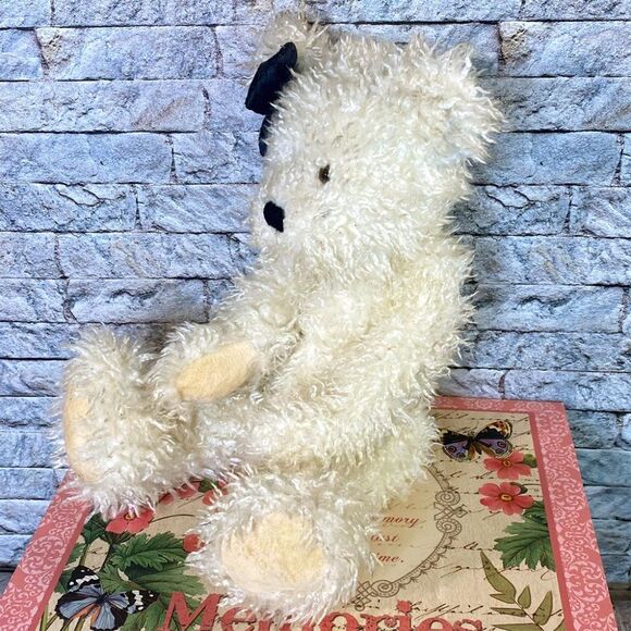 Boyds Bears J. B. Bean White Stuffed Bear Series 1990 - 2000 - Picture 2 of 6